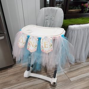 Alice in "onederland" highchair tutu